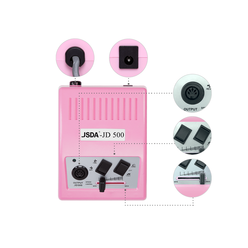 Fr&eacute;za  - JSDA Nail Drill JD 500 Rose 35W