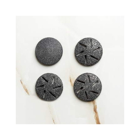 Sada v&yacute;měnn&yacute;ch rotačn&iacute;ch hlavic do elektrick&eacute;ho piln&iacute;ku