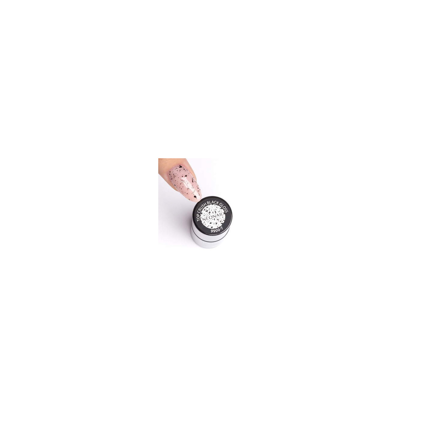 Gelov&yacute; top Top Crush Black Gloss 7,2 ml | NEONAIL