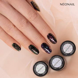 Gelov&yacute; top Top Glow Violet Aurora Flakes 7,2 ml | NEONAIL