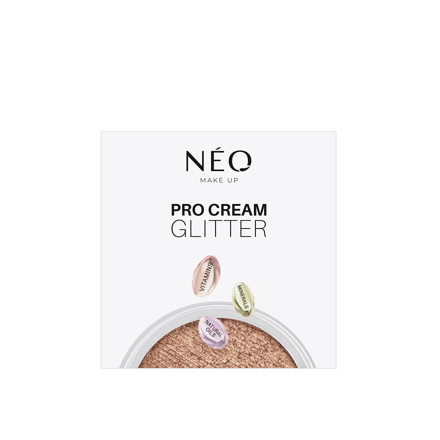 13 Kr&eacute;mov&eacute; st&iacute;ny Pro Cream Glitter Sparkly White