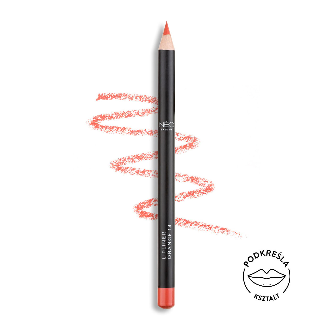 Konturovací tužka na rty Classic Lipliner 14 Orange | NEO MAKE UP Konturovací tužka na rty Classic Lipliner 14 Orange | NEO MAKE UP