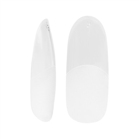 Flexibiln&iacute; nehtov&eacute; &scaron;pičky na prodloužen&iacute; nehtů Invisible Flexi Tips 01 Clear Oval &ndash;  nov&yacute; pohled na tipy|10812