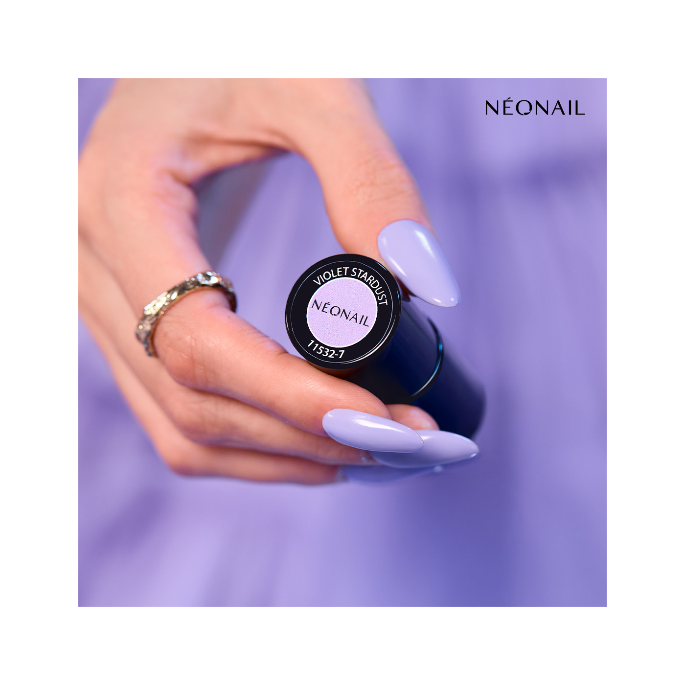 Gelov&yacute; lak Violet Stardust 7,2 ml | NEONAIL