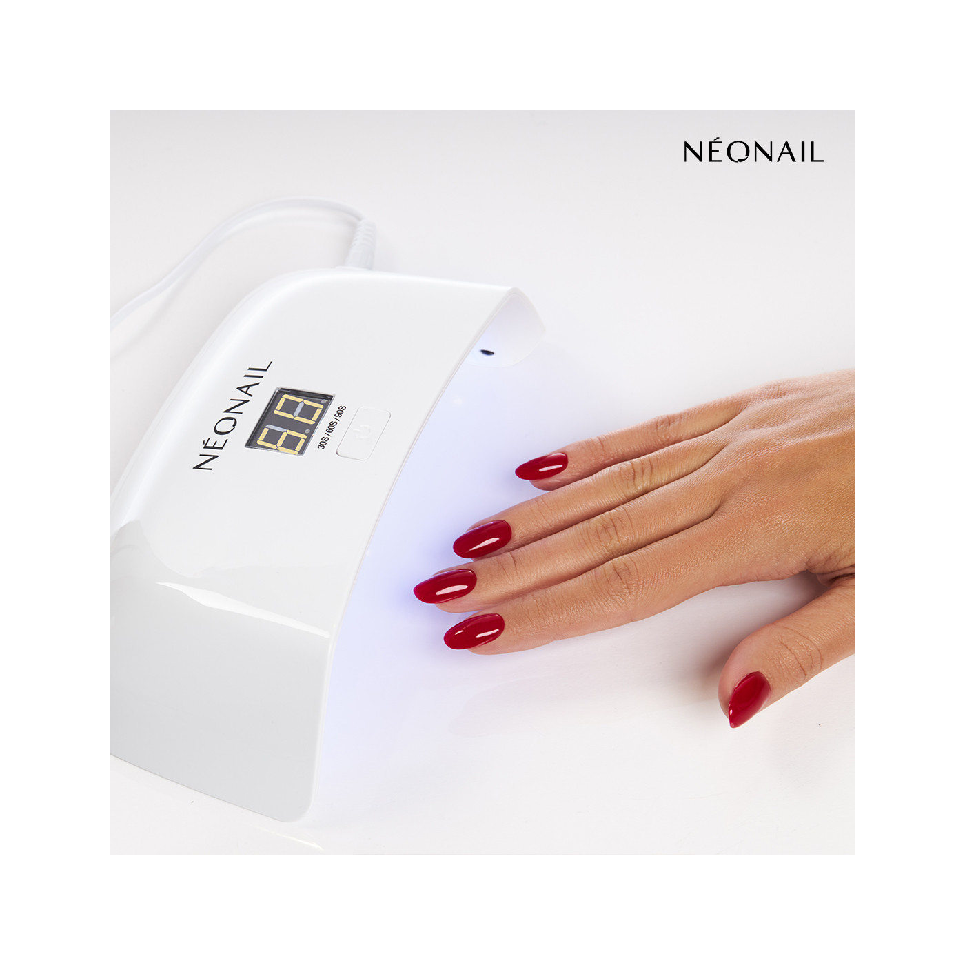 B&iacute;l&aacute; LED lampa na nehty 10W/36 LED