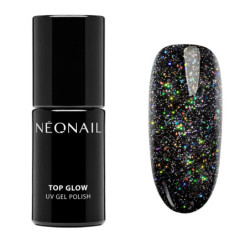 Gelov&yacute; top 7,2 ml Top Glow Multicolor Holo