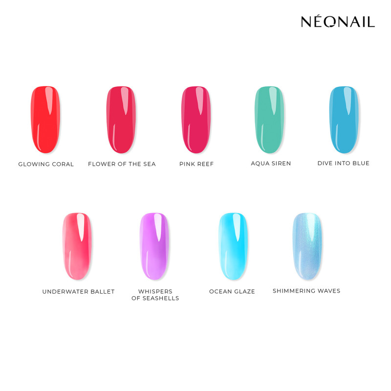 Gelov&yacute; lak Ocean Glaze​ 7,2 ml