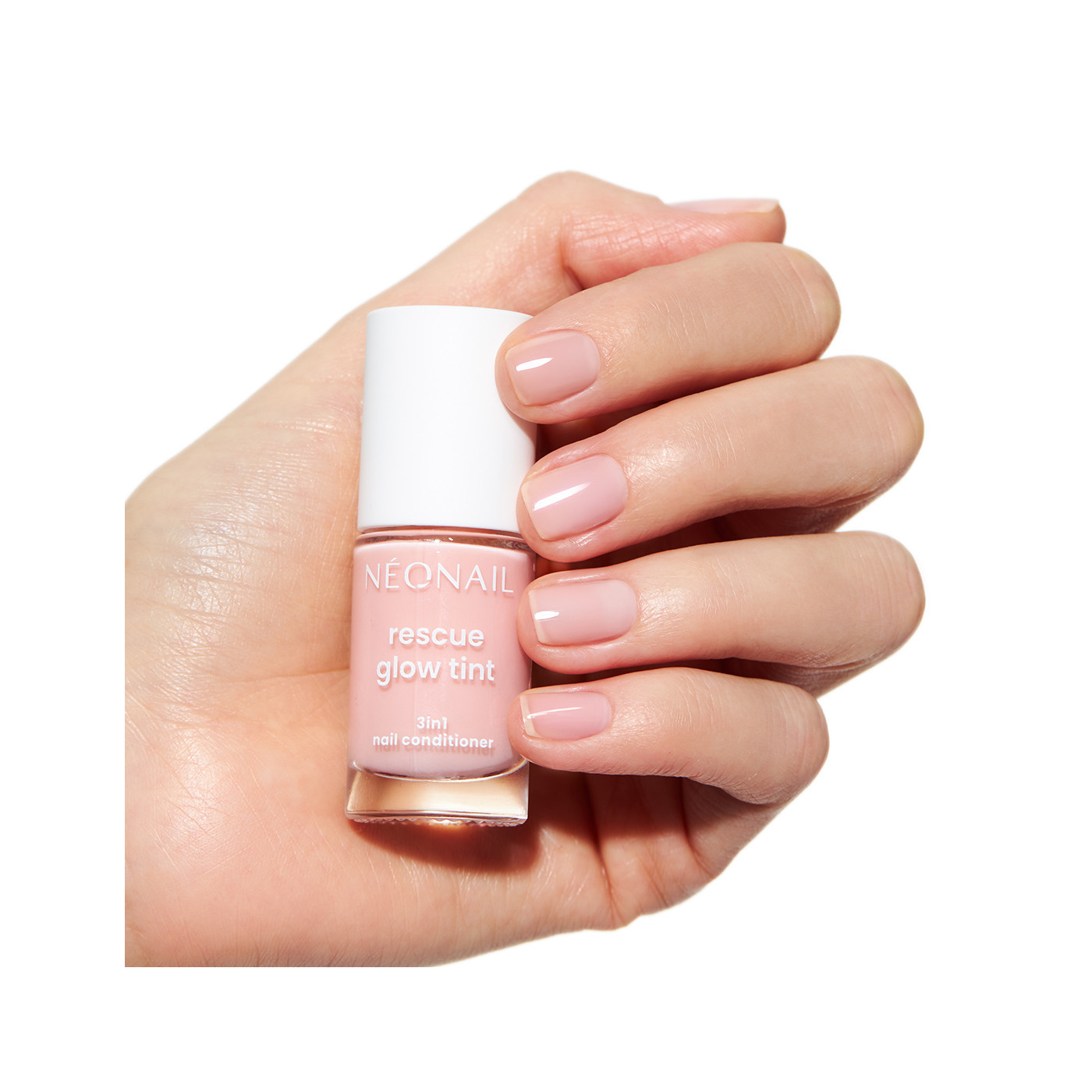 Rescue Glow Tint 3-in-1 Nail Conditioner Peachy Nude &ndash; pos&iacute;len&aacute; nehtov&aacute; plot&eacute;nka