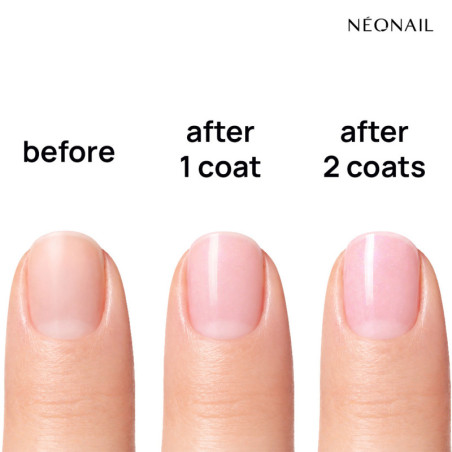 Rescue Glow Tint 3‑in‑1 Nail Conditioner Glitter Rose – třpytivý efekt