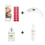 Sada startovac&iacute;ch gelov&yacute;ch samolepek