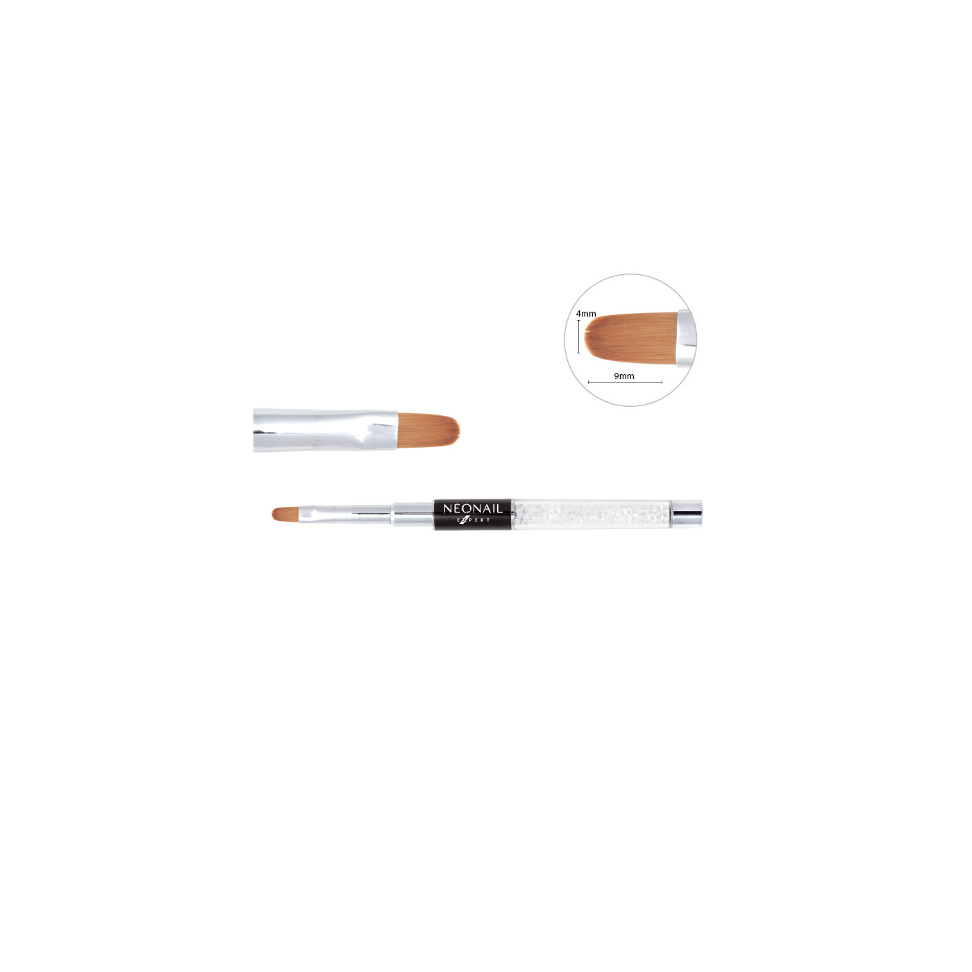 &Scaron;tětec do gelu NN Expert - Gel Brush Ov&aacute;l 04