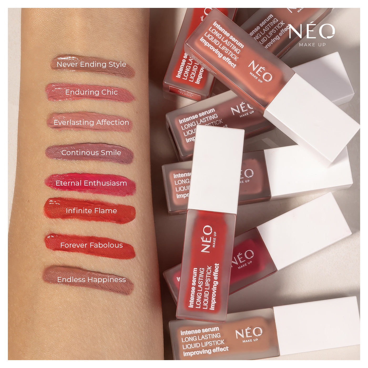 Rtěnka Intense Serum Long Lasting Liquid Lipstick 07