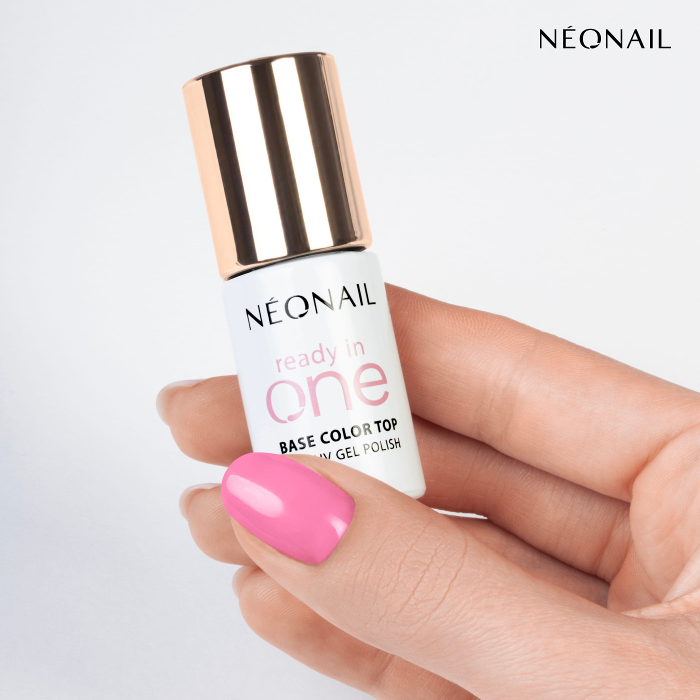 Růžov&yacute; gelov&yacute; lak 3v1 One Pink Spark 10 &ndash; klasick&aacute; stylizace nehtů do 15 minut