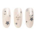 Stř&iacute;brn&eacute; samolepky na nehty 05: Astro Silver &ndash; astro nehty