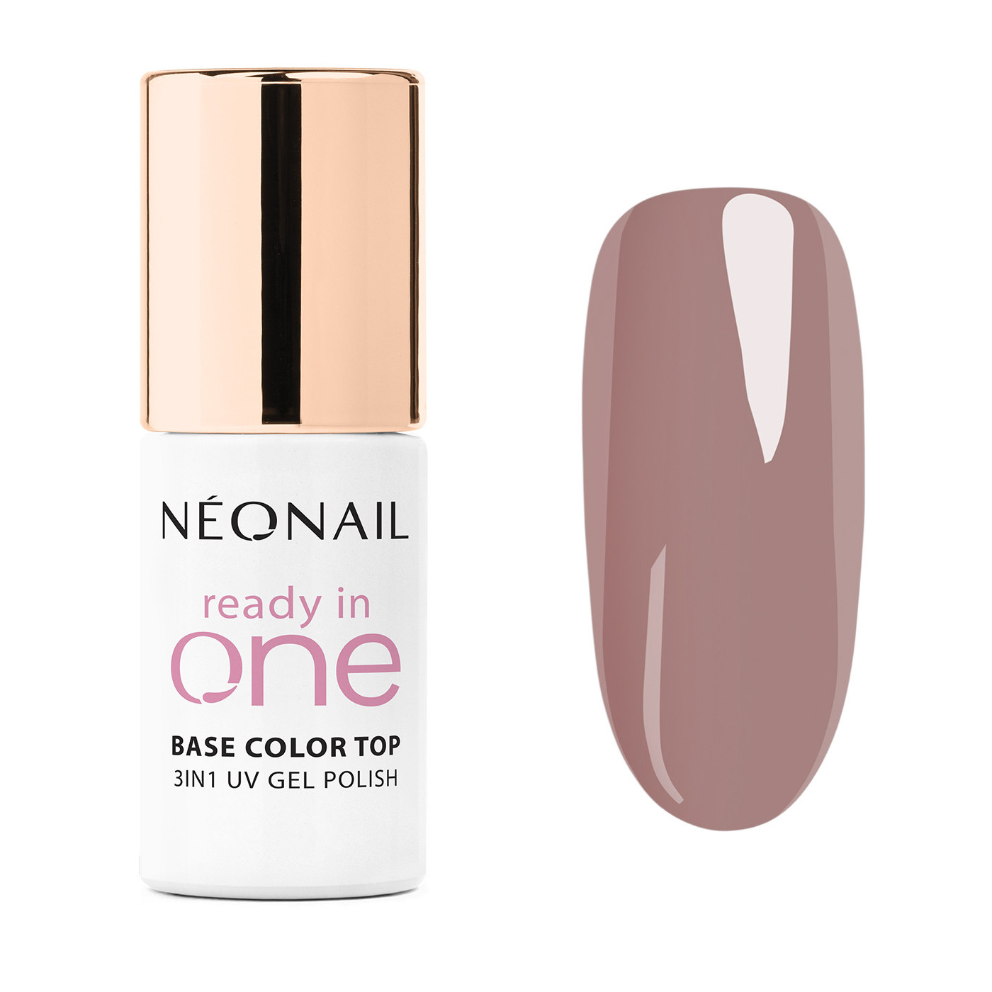 Růžov&yacute; gelov&yacute; lak 3v1 One Dusty Rose 06 &ndash; romantick&aacute; stylizace