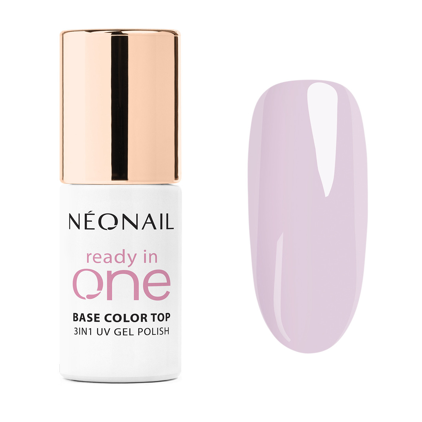 Lila gelov&yacute; lak 3v1 One Pastel Lilac 09 &ndash; rychl&aacute; pastelov&aacute; manik&uacute;ra