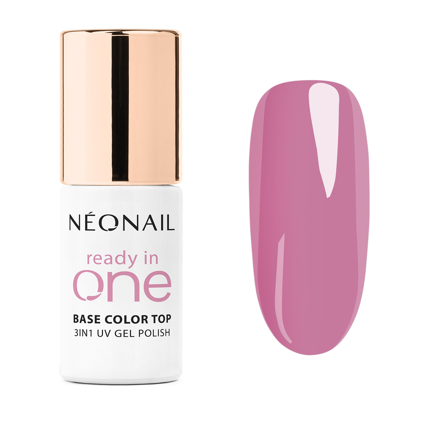 Růžov&yacute; gelov&yacute; lak 3v1 One Pink Spark 10 &ndash; klasick&aacute; stylizace nehtů do 15 minut