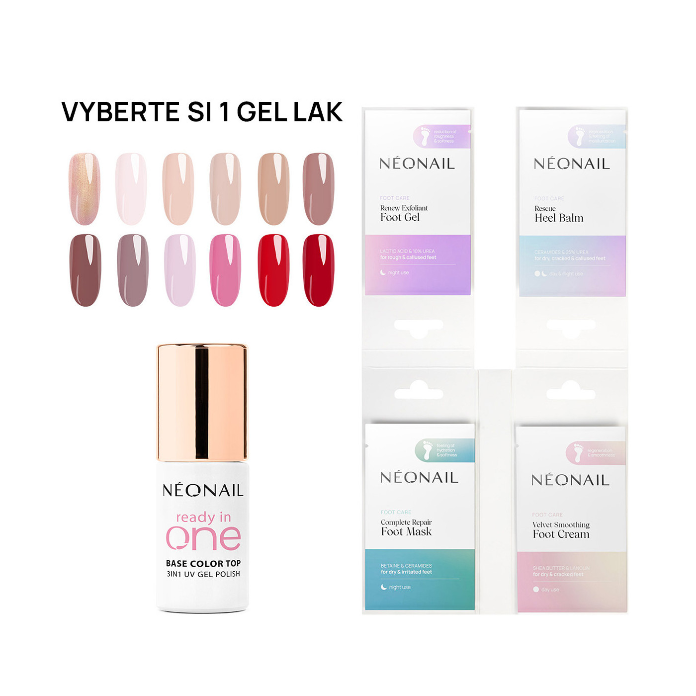 SADA 3 V 1 PRO HLADKÁ CHODIDLA A BAREVNOU HYBRIDNÍ PEDIKÚRU – READY TO PEDI SADA 3 V 1 PRO HLADKÁ CHODIDLA A BAREVNOU HYBRIDNÍ PEDIKÚRU – READY TO PEDI