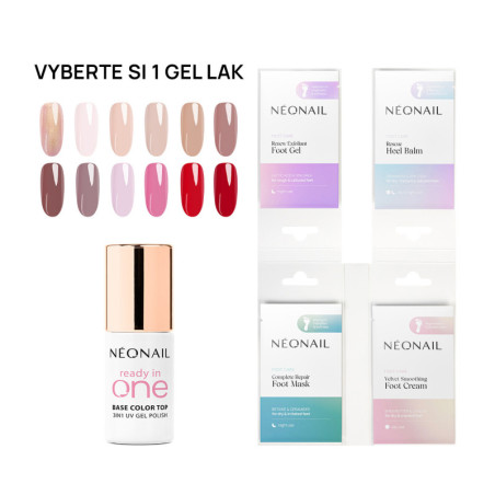 SADA 3 V 1 PRO HLADKÁ CHODIDLA A BAREVNOU HYBRIDNÍ PEDIKÚRU – READY TO PEDI