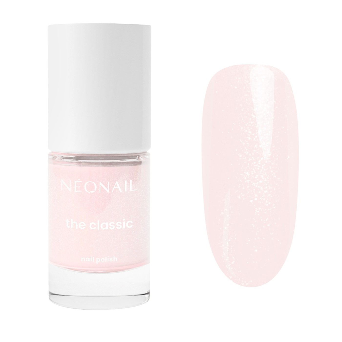 B&iacute;l&yacute; klasick&yacute; lak s třpytkami: Glittery Milk 01 &ndash; z&aacute;řiv&eacute; ml&eacute;čn&eacute; nehty