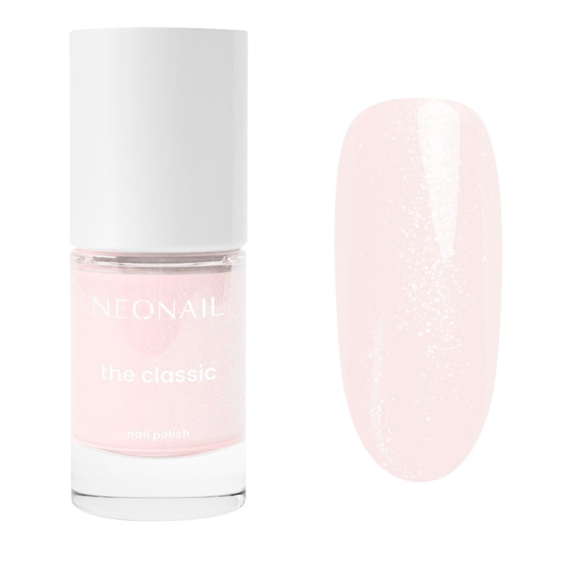 B&iacute;l&yacute; klasick&yacute; lak s třpytkami: Glittery Milk 01 &ndash; z&aacute;řiv&eacute; ml&eacute;čn&eacute; nehty