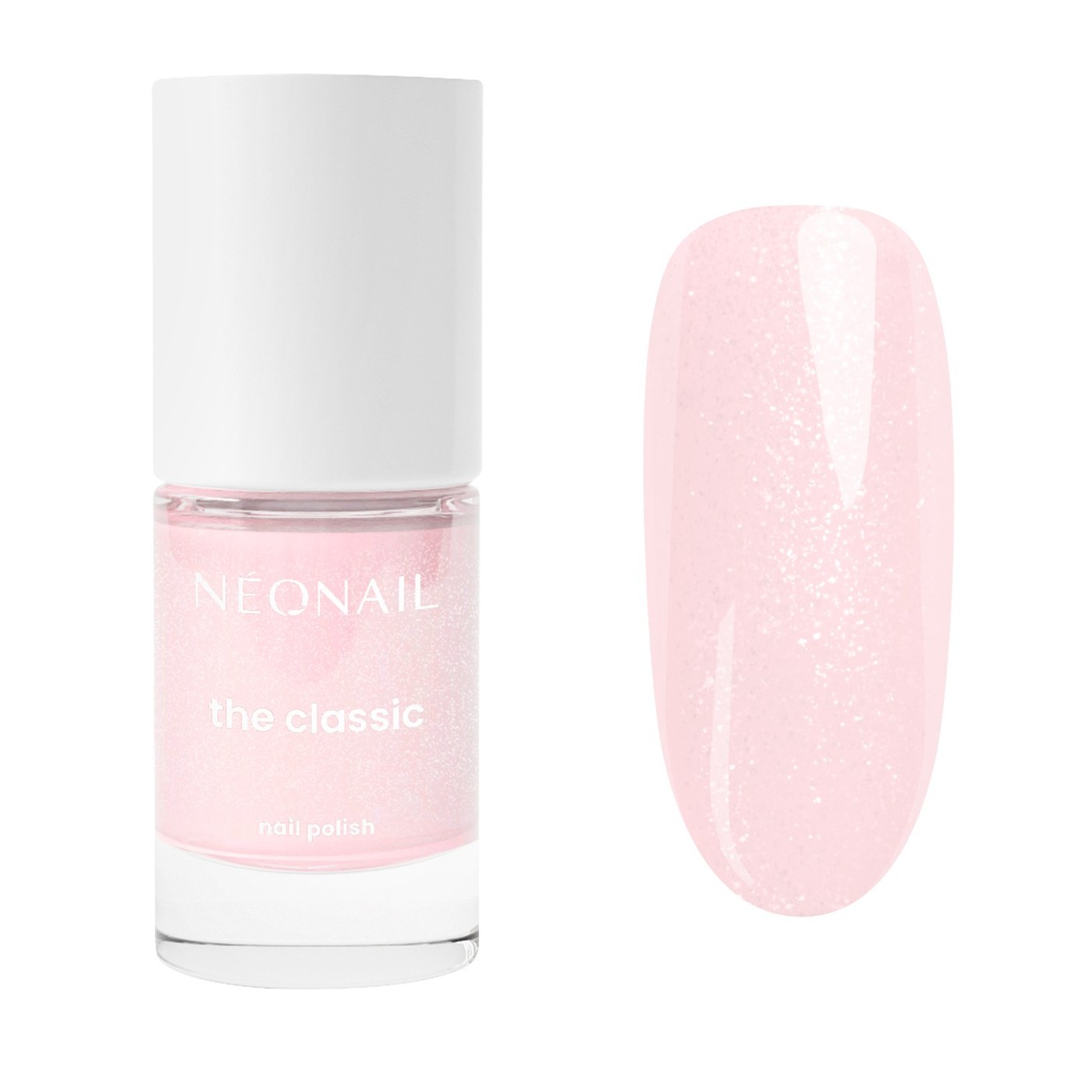 Růžov&yacute; klasick&yacute; lak s třpytkami: Glittery Pink 03 &ndash; nehty pln&eacute; lesku