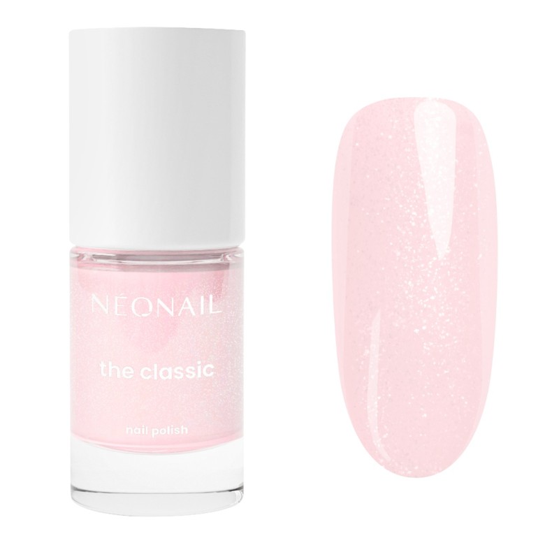 Růžov&yacute; klasick&yacute; lak s třpytkami: Glittery Pink 03 &ndash; nehty pln&eacute; lesku