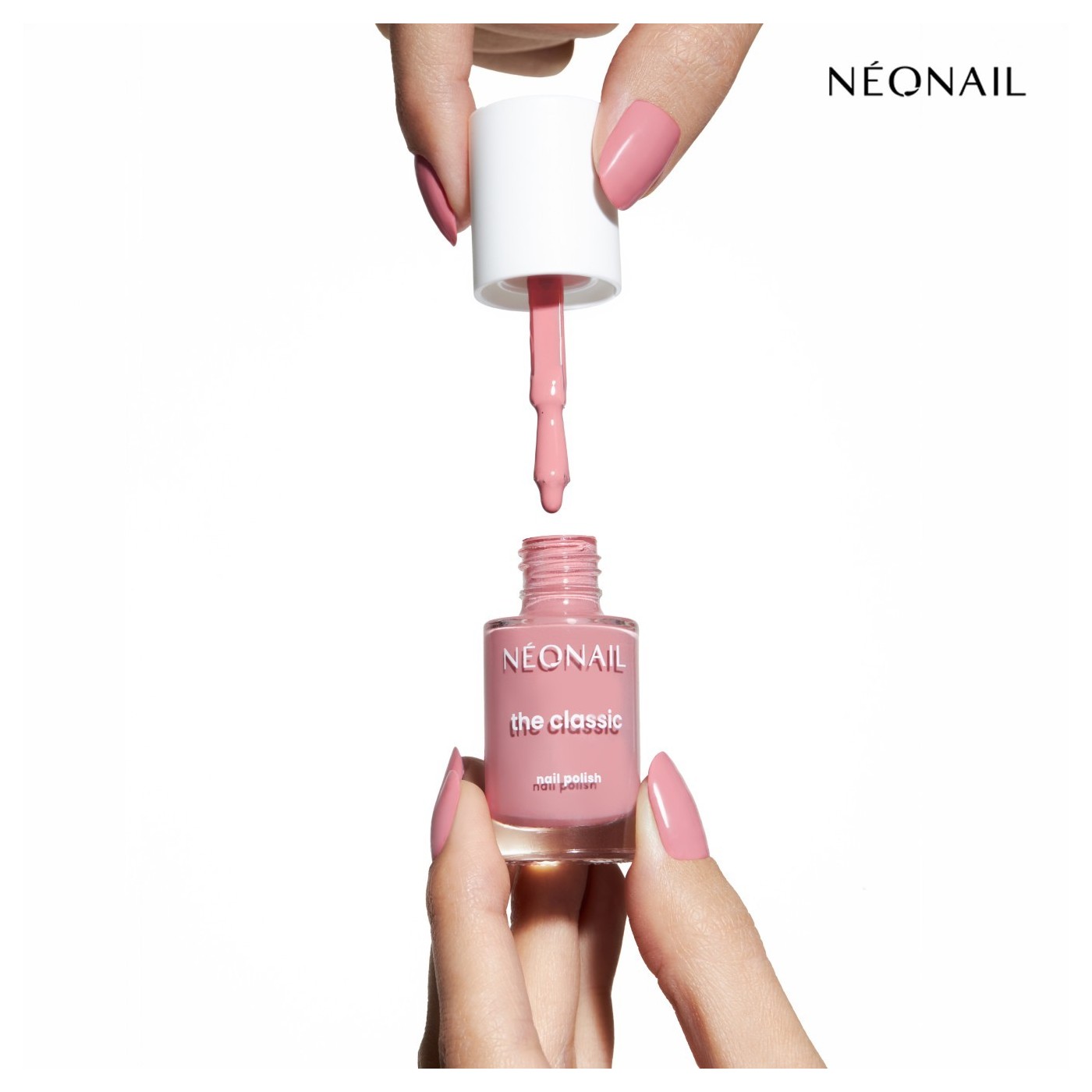 Růžov&yacute; klasick&yacute; lak Rosy Pink 06 &ndash; romantick&aacute; stylizace
