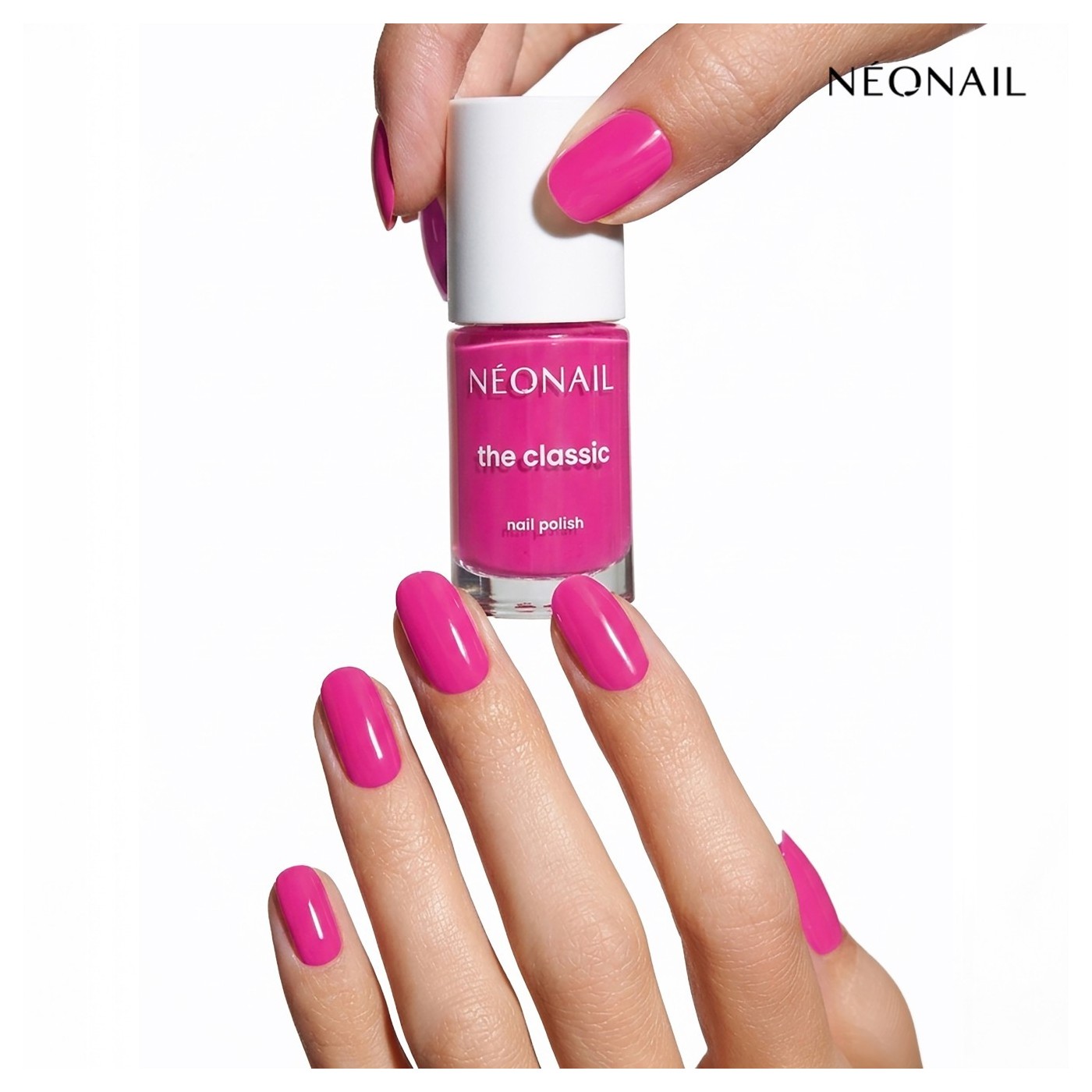 Růžov&yacute; klasick&yacute; lak Neon Magenta 10 &ndash; neonov&aacute; s&iacute;la manik&uacute;ry