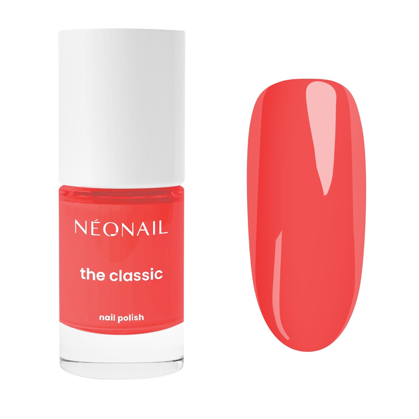 Kor&aacute;lov&yacute; klasick&yacute; lak Neon Coral 11 &ndash; neonov&aacute; stylizace na př&aacute;n&iacute;