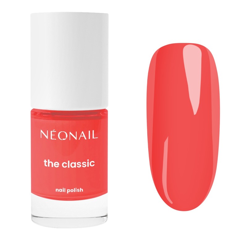 Kor&aacute;lov&yacute; klasick&yacute; lak Neon Coral 11 &ndash; neonov&aacute; stylizace na př&aacute;n&iacute;