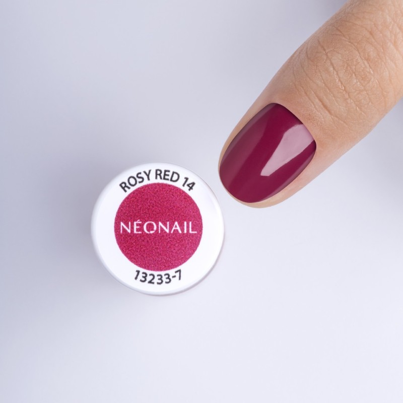 Červen&yacute; klasick&yacute; lak Rosy Red 14 &ndash; klasick&eacute; stylizace nehtů
