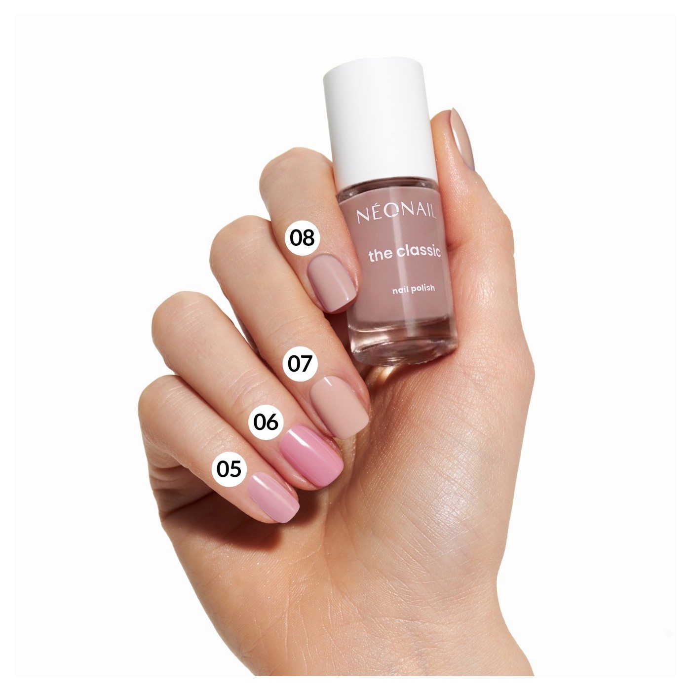 Světle b&eacute;žov&yacute; klasick&yacute; lak Light Beige 07 &ndash; nude romantika