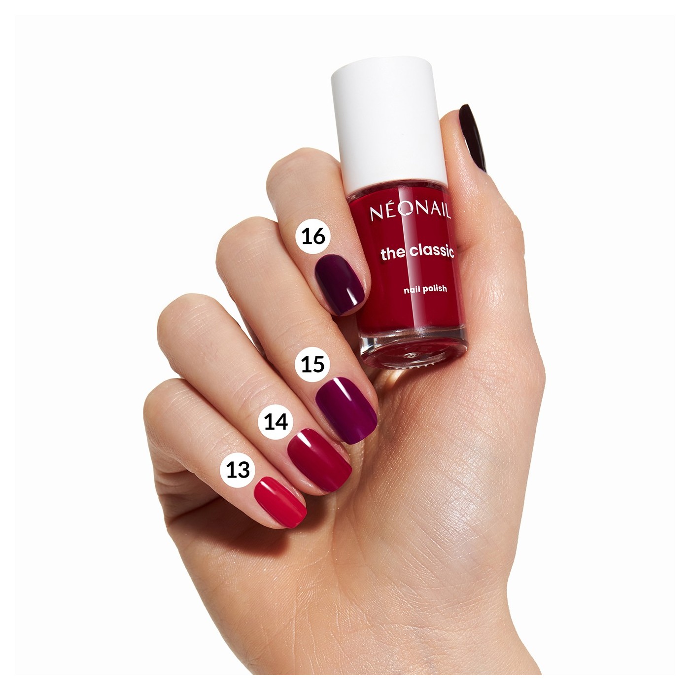 Červen&yacute; klasick&yacute; lak Rich Red 13 &ndash; klasick&eacute; stylizace nehtů