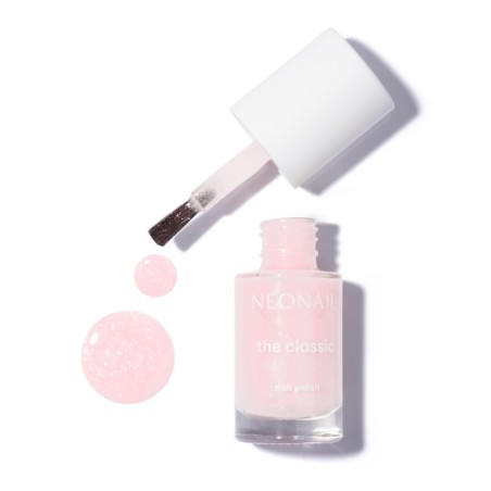 Růžov&yacute; klasick&yacute; lak s třpytkami: Glittery Pink 03 &ndash; nehty pln&eacute; lesku