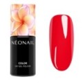 Červen&yacute; UV gel lak Fearless Red &ndash; neonov&aacute; barva