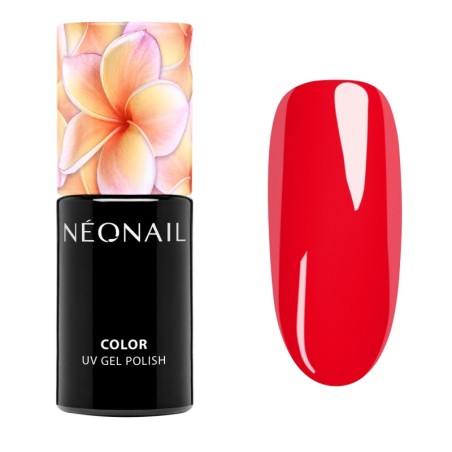 Červen&yacute; UV gel lak Fearless Red &ndash; neonov&aacute; barva