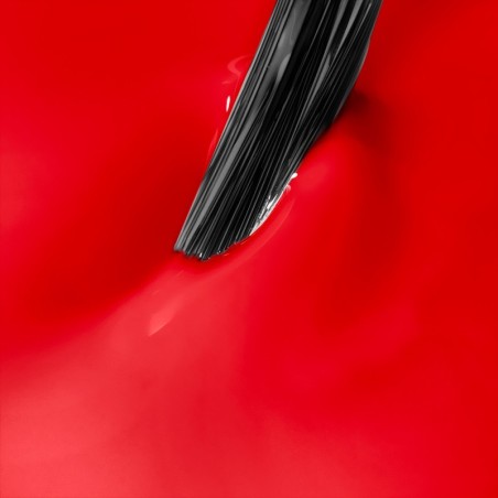 Červen&yacute; UV gel lak Fearless Red &ndash; neonov&aacute; barva