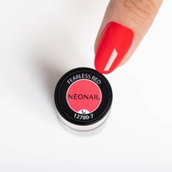 Červený UV gel lak Fearless Red – neonová barva Červený UV gel lak Fearless Red – neonová barva