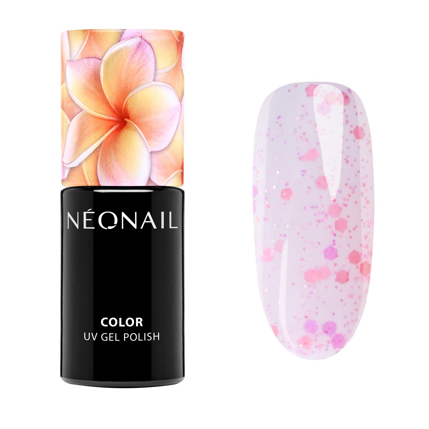 Vícebarevný UV gel lak Bloom Confetti Milky – confetti efekt na nehtech Vícebarevný UV gel lak Bloom Confetti Milky – confetti efekt na nehtech
