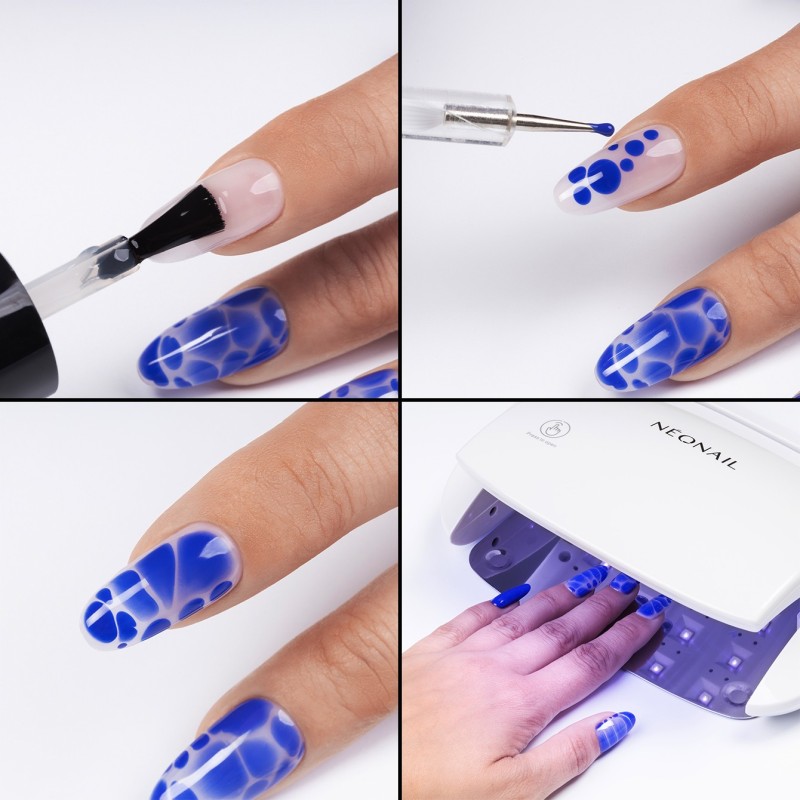 Bezbarvý gel na zdobení Blooming Gel – zpestření s efektem blur Bezbarvý gel na zdobení Blooming Gel – zpestření s efektem blur