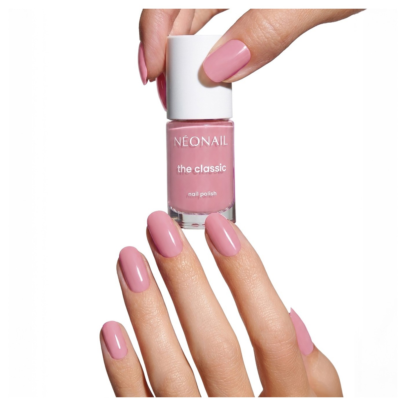 Růžov&yacute; klasick&yacute; lak Rosy Pink 06 &ndash; romantick&aacute; stylizace