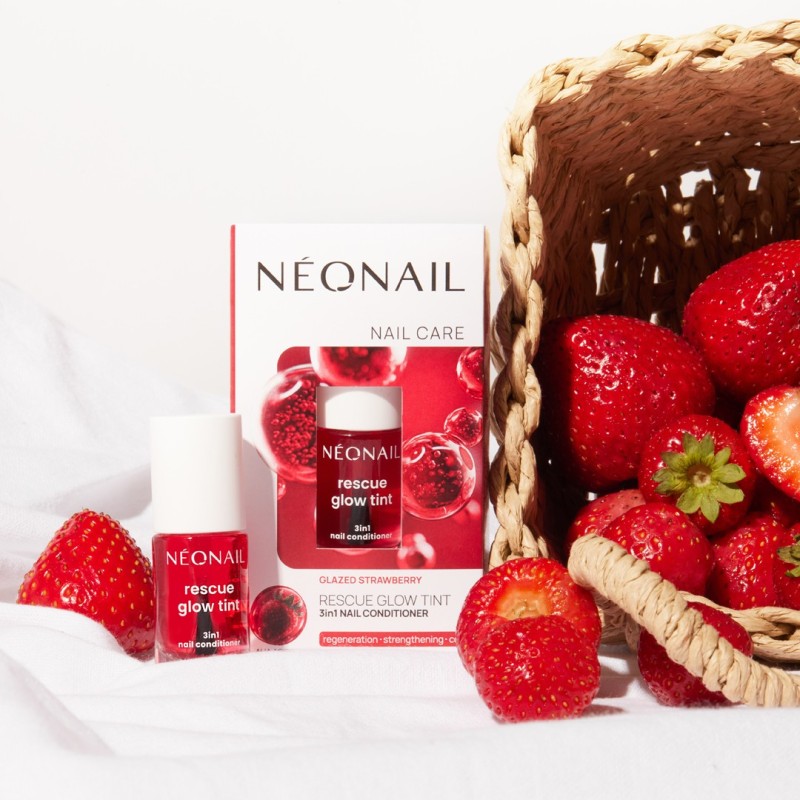Regenerační kúra na nehty Rescue Glow Tint Glazed Strawberry – jahodový odstín Regenerační kúra na nehty Rescue Glow Tint Glazed Strawberry – jahodový odstín