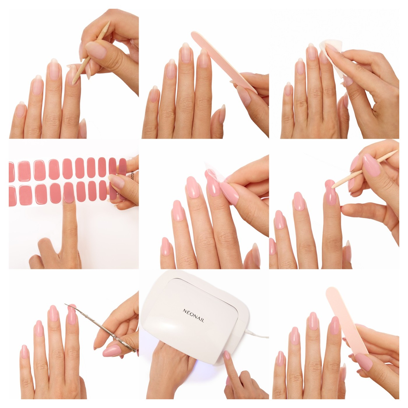 Gel laky v nálepce GEL STICKERS EASY ON M04 Gel laky v nálepce GEL STICKERS EASY ON M04