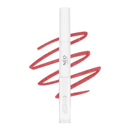 Tužka na rty a lesk na rty 2v1 01: Bold Red | NEO MAKE UP