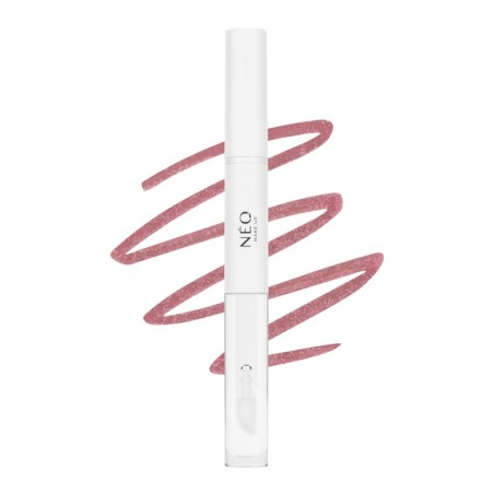 Tužka na rty a lesk na rty 2v1 02: Blushing Pink | NEO MAKE UP