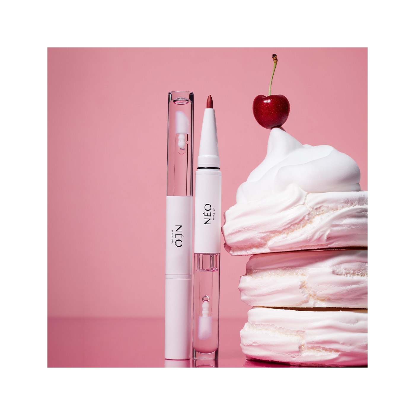 Tužka na rty a lesk na rty 2v1 02: Blushing Pink | NEO MAKE UP Tužka na rty a lesk na rty 2v1 02: Blushing Pink | NEO MAKE UP