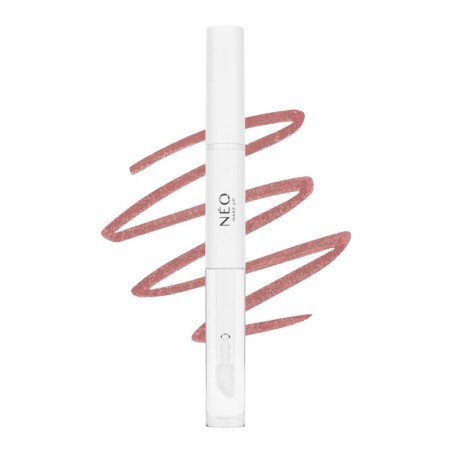 Tužka na rty a lesk na rty 2v1 03: Rosy Pearl | NEO MAKE UP