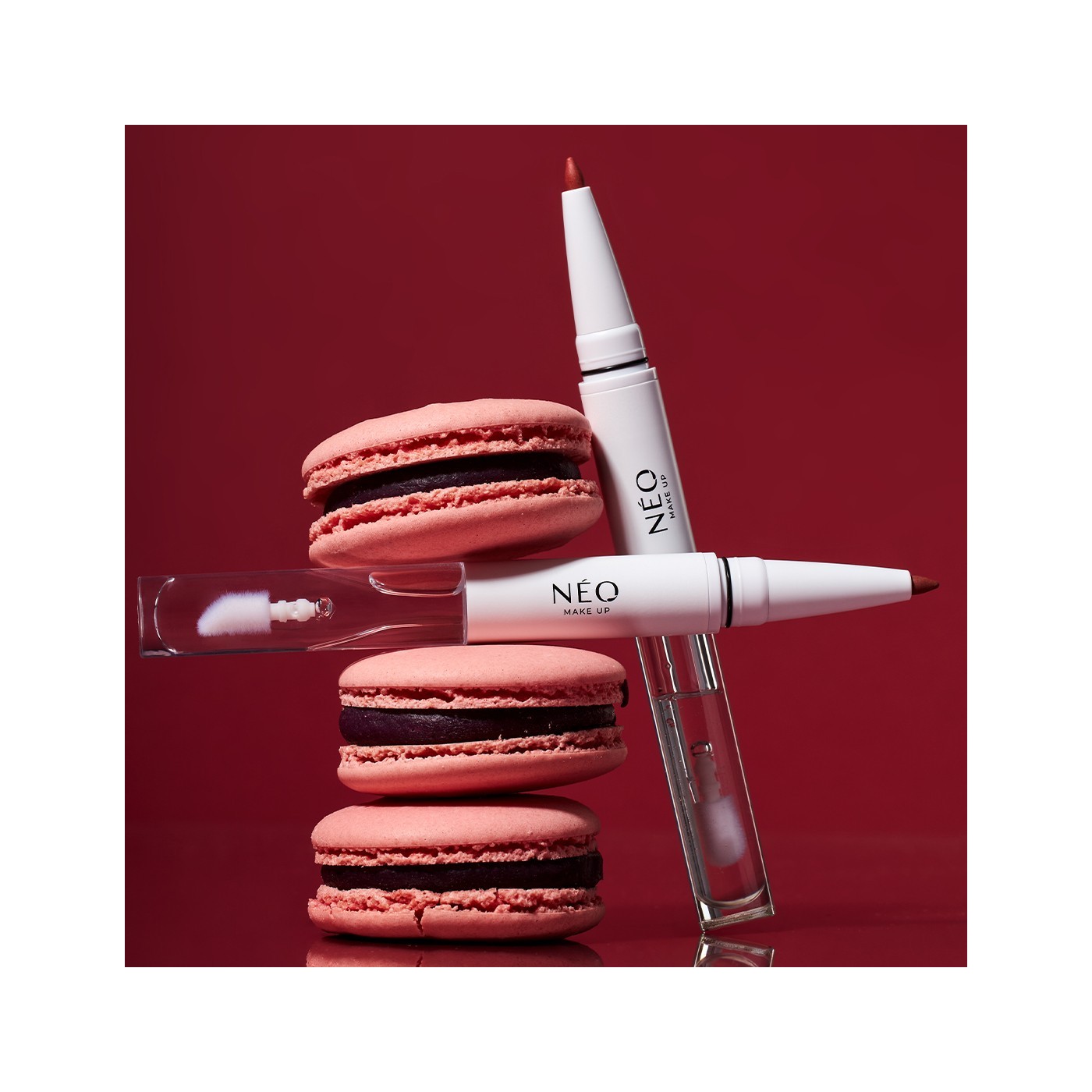 Tužka na rty a lesk na rty 2v1 03: Rosy Pearl | NEO MAKE UP Tužka na rty a lesk na rty 2v1 03: Rosy Pearl | NEO MAKE UP