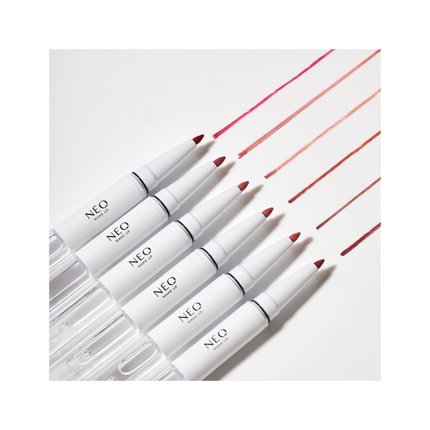 Tužka na rty a lesk na rty 2v1 04: Peach Cashmere | NEO MAKE UP